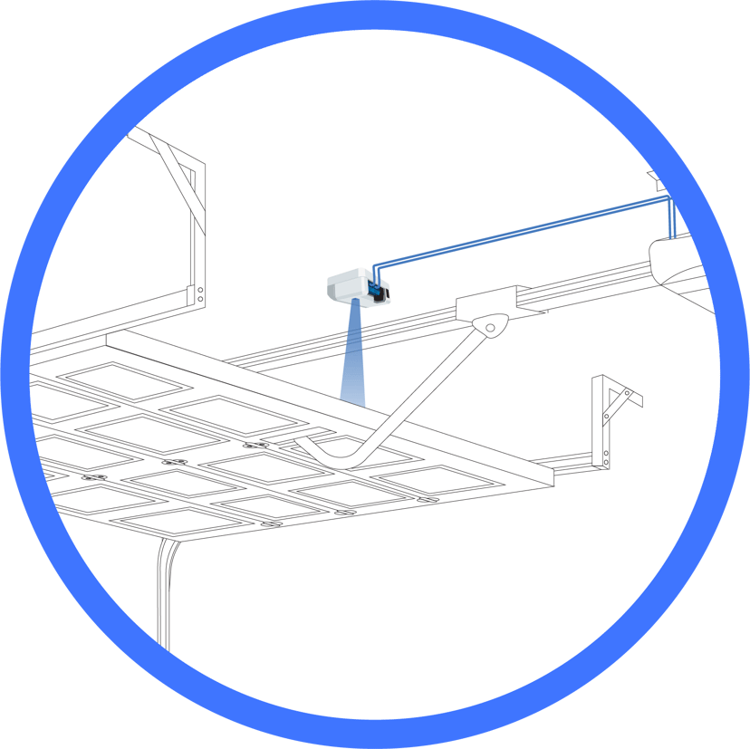 Using the Optical Sensor to See if the Garage Door Is Open